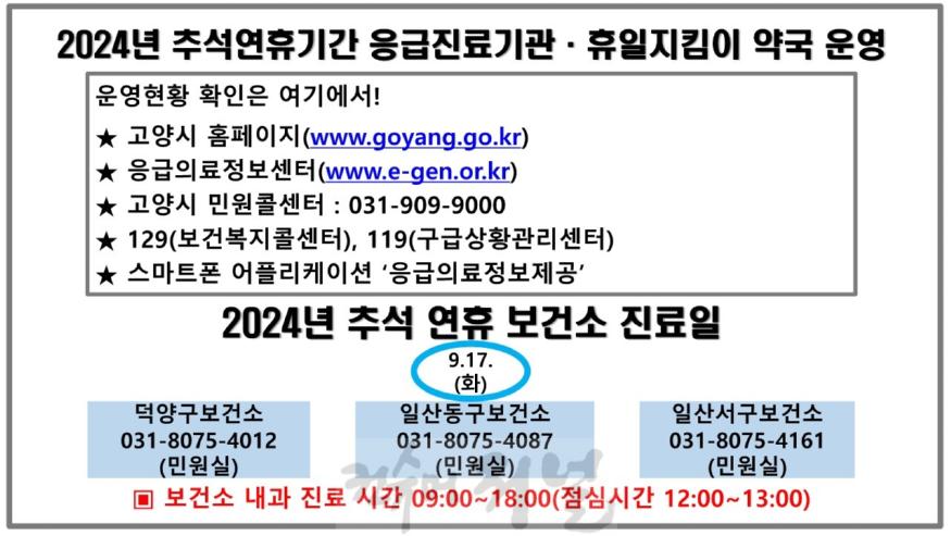 1-2. 추석 연휴 응급진료기관·문 여는 약국 안내.jpg