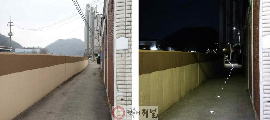 1-4. 양우내안에 아파트 가는길 표지병 설치 사진.jpg