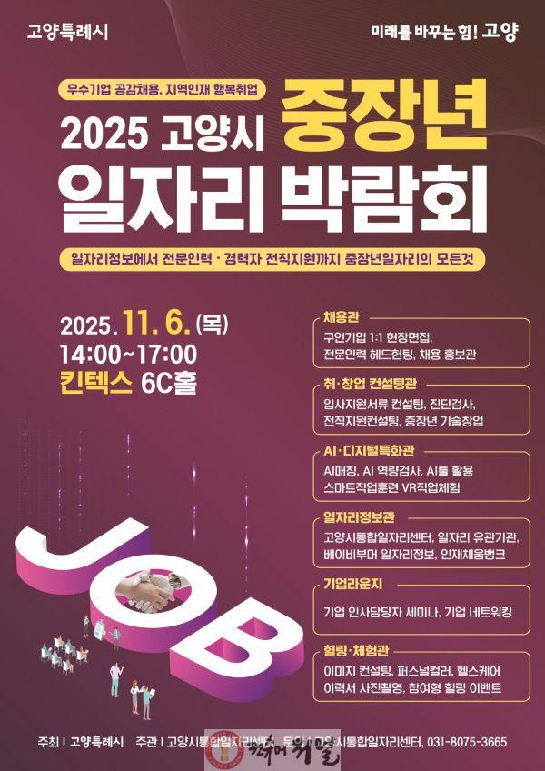 1. 고양시, 11월 6일 킨텍스서 중장년일자리박람회 개최 (1).jpg