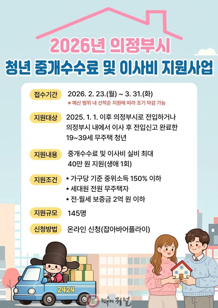 2.청년정책과(의정부시, 2026년 청년 중개수수료 및 이사비 지원사업 신청자 모집).jpg
