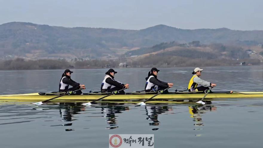 8.예당호 조정훈련장에서 훈련 중인 예산군 조정팀.jpeg