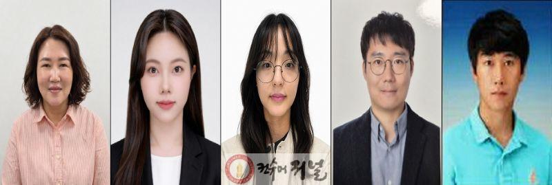 우수공무원 사진(왼쪽부터 김영임, 조문경, 윤주영, 김진환, 장석훈).jpg