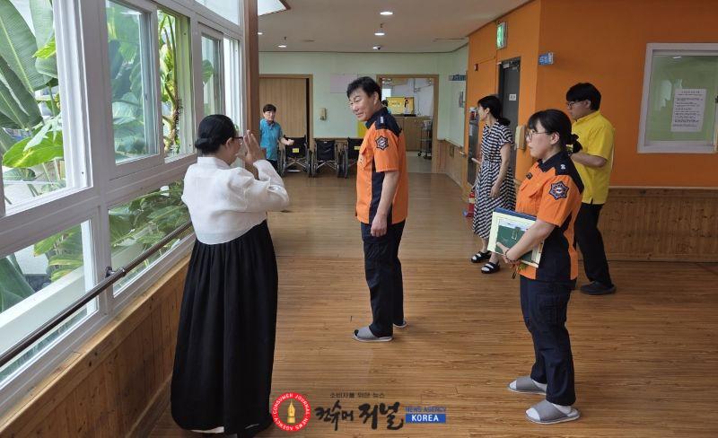 노인요양시설 현장안전지도 ‘피난약자 안전강화 점검 실시’ 사진.jpg