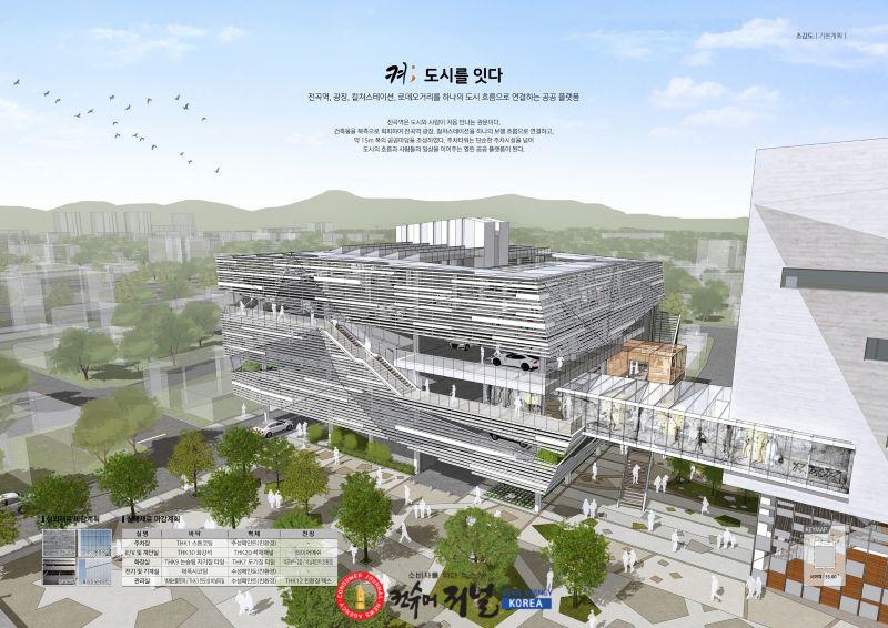 연천군, 전곡역 주차타워 설계공모 당선작 선정1.jpg