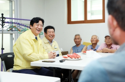 손배찬 파주시장, 파주시 첫 폭염중대경보 발효에 따른 긴급 현장 점검