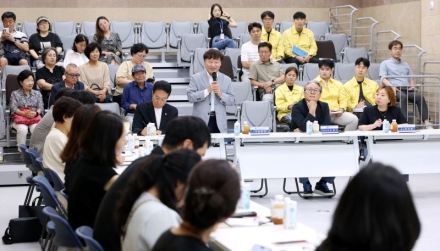 남종섭 경기도의회 의장, 9월 개교 앞둔 기흥중학교 현장점검 “오랫동안 기다린 학교… 차질 없는 안전한 개교 중요”