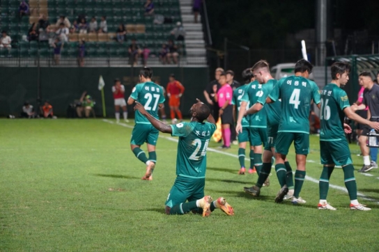 김포FC, 아쉬운 막판 FC안양에 1대 2로 패해