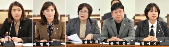 부평구의회, 의원발의 조례안 5건 상임위 통과