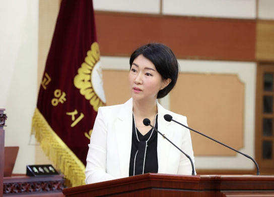 손동숙 고양시의원, 멈춰선 한류천, 경기도가 책임지고 해결하라!