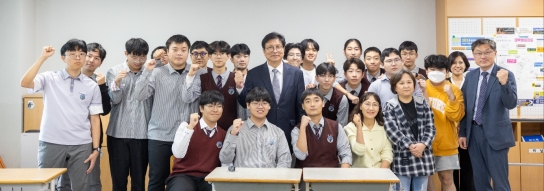 도성훈 인천광역시교육감, 수능 앞둔 고3 수험생 직접 찾아 격려