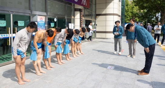 도성훈 인천광역시교육감, 제105회 전국체육대회 인천 학생선수단 현지 격려
