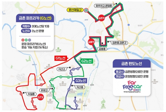 파주시, 파프리카(금촌, 문산) 개통식 개최