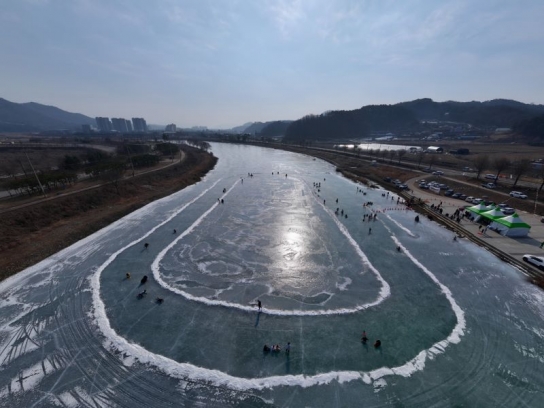 연천군, 차탄천 얼음썰매장 개장