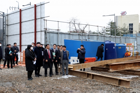 인천시의회 건교위, 계산종합의료단지 도시개발사업 현장 점검