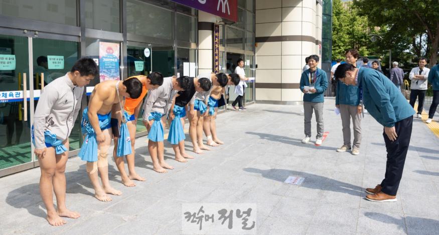 1. 도성훈 인천광역시교육감, 제105회 전국체육대회 인천 학생선수단 현지 격려.jpg