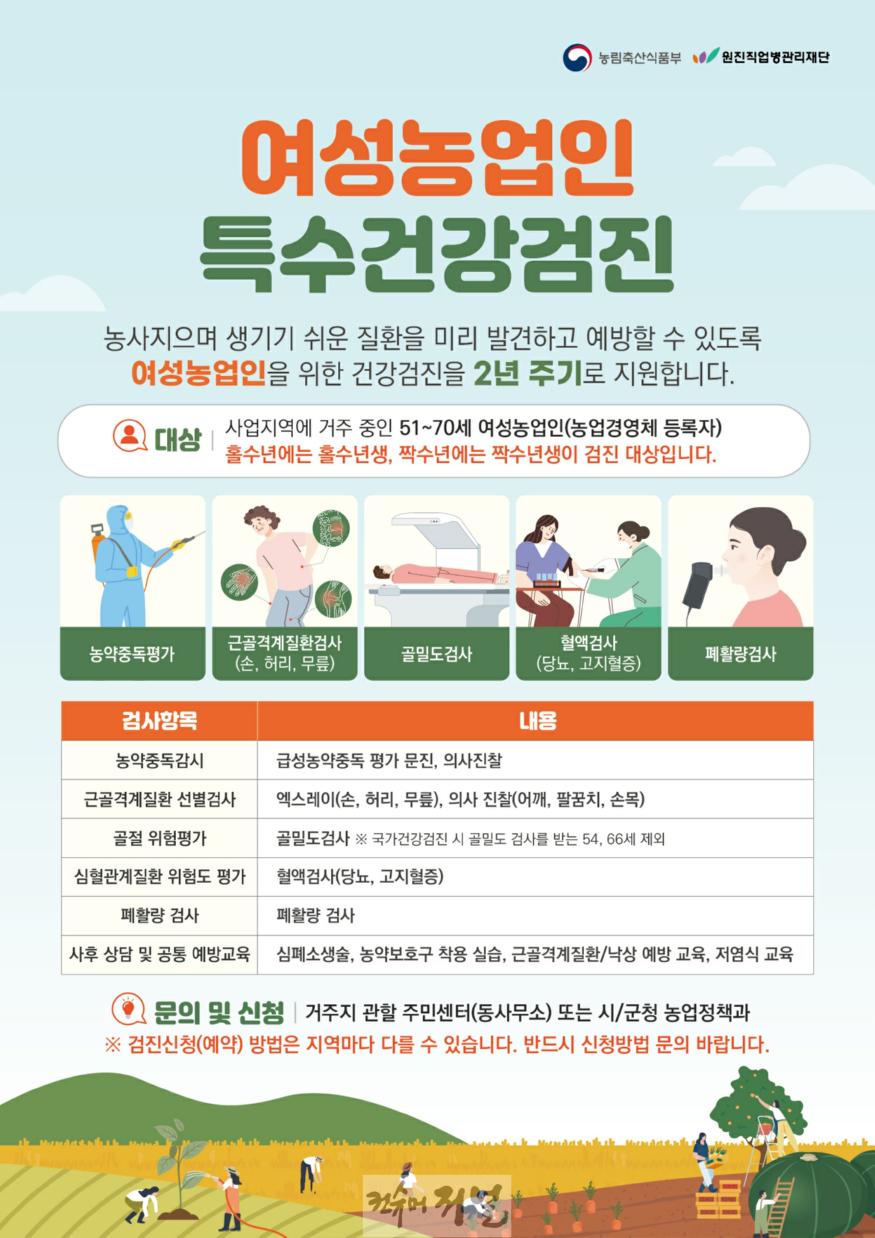 연천군, 여성농업인 특수건강검진 사업 실시.jpg