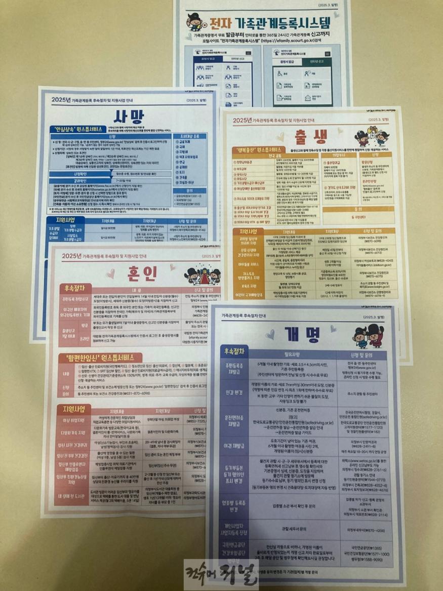3.민원여권과(의정부시, ‘가족관계등록 신고 후속절차 및 지원사업’ 안내문 발행).jpg