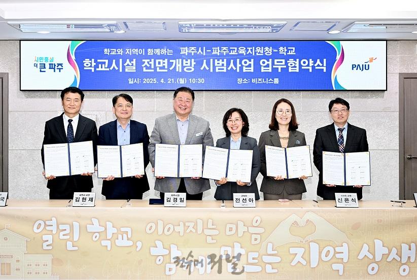 2. 파주시, 학교시설 전면개방 시범사업 업무협약식 개최(1).jpg